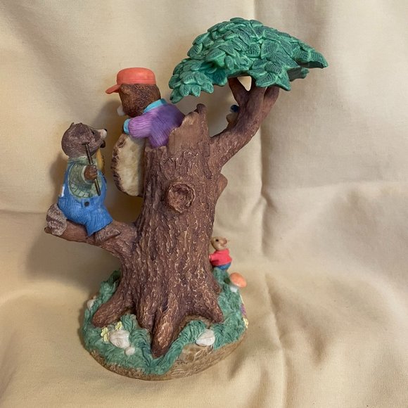 Animals in Tree Tender Touches LARGE figurine - Picture 3 of 4